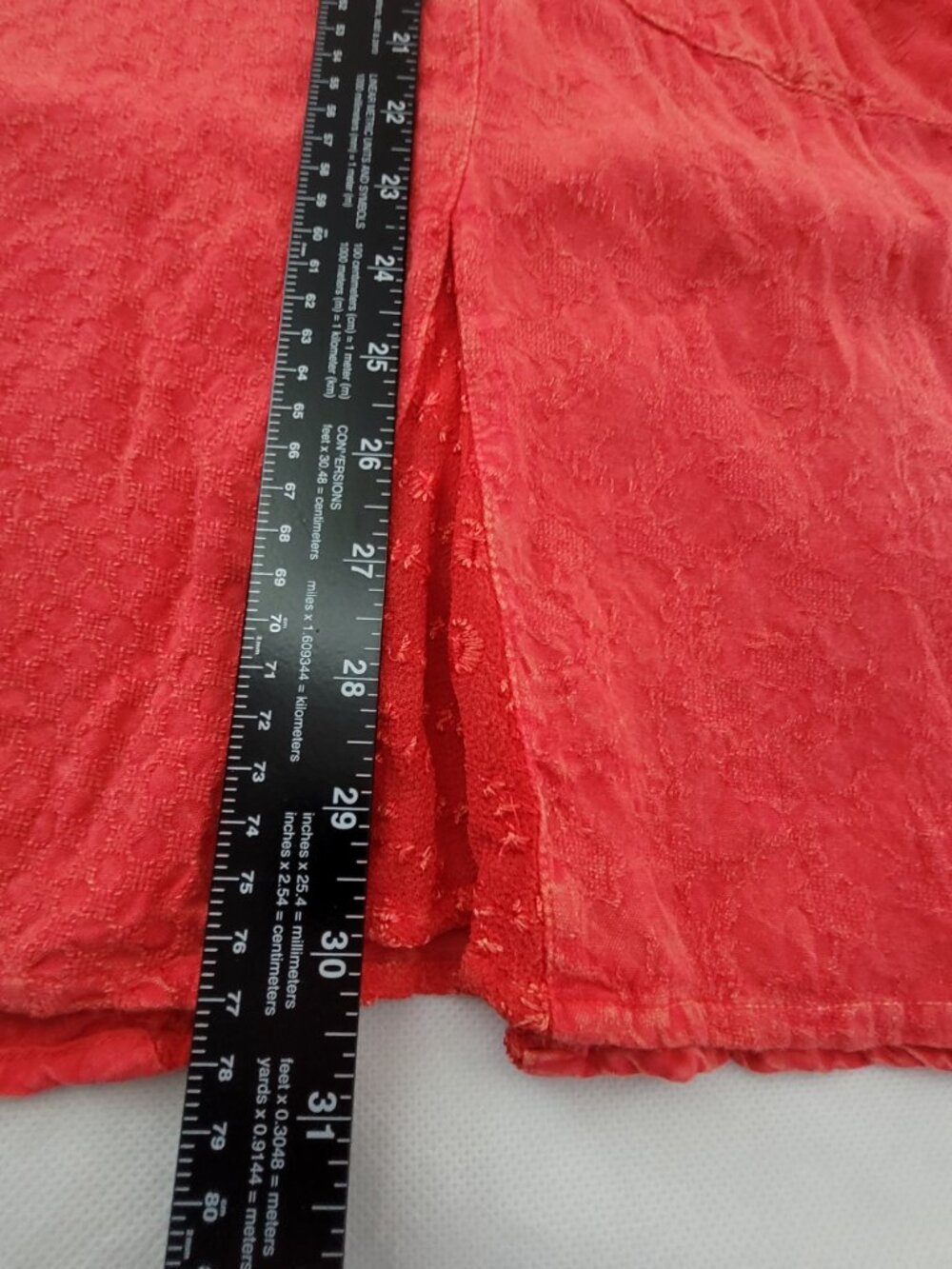 Catherines Outfit 3X Red Beaded Embroidered Maxi Skirt & Blouse Top Shirt Set - Picture 5 of 16